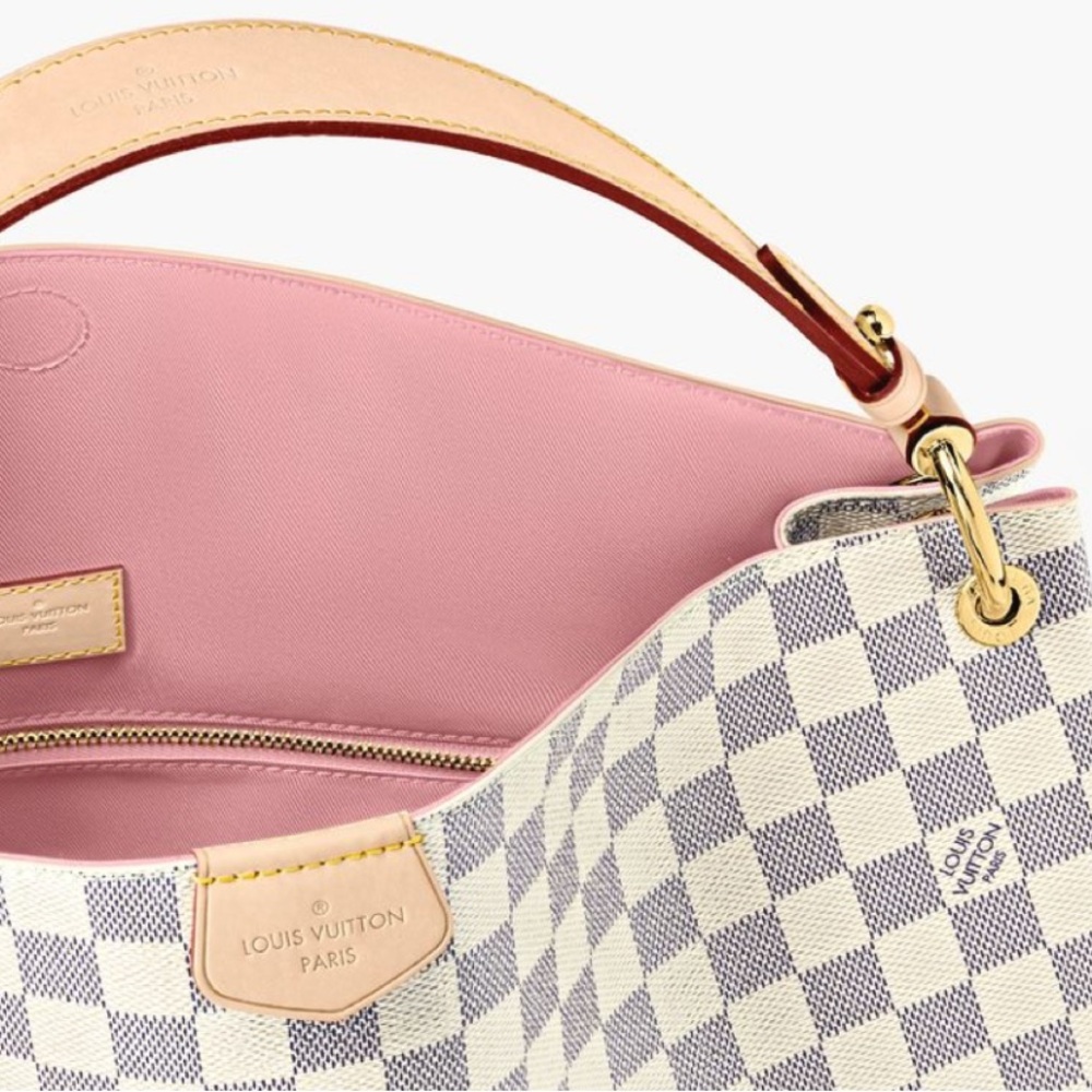 Louis Vuitton Damier Azur Canvas Bag & crossbody bag strap - Picture 5 of 15